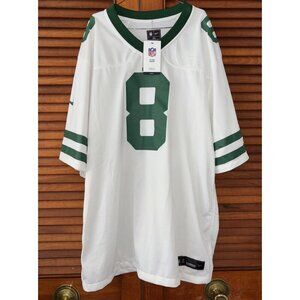 New York Jets Aaron Rodgers #8 Nike Game Legacy Jersey White Men's 3XL NWT